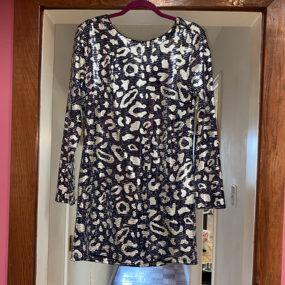 ▪️♦️NWT Adrienne Vittadini Sequin Back Drape Dress▪️